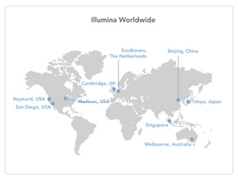 Illumina worldwide locations