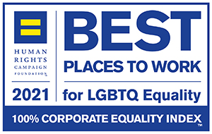 Human Rights Campaign Best Places to Work for LGBTQ Equality 2021