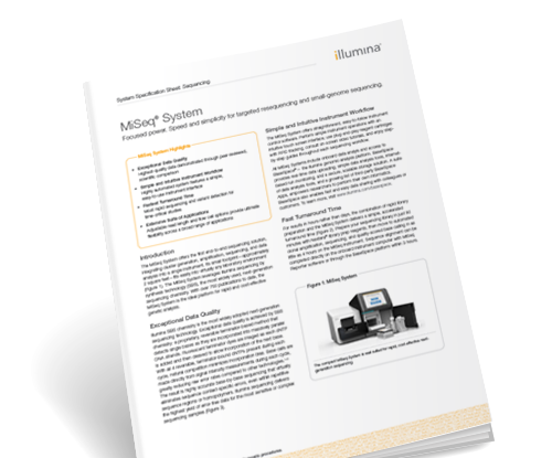 MiSeq System Specification Sheet