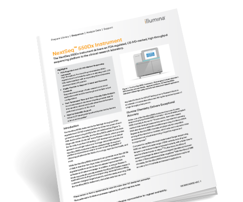 NextSeq 550Dx System Specification Sheet