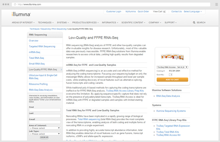 FFPE RNA Sequencing