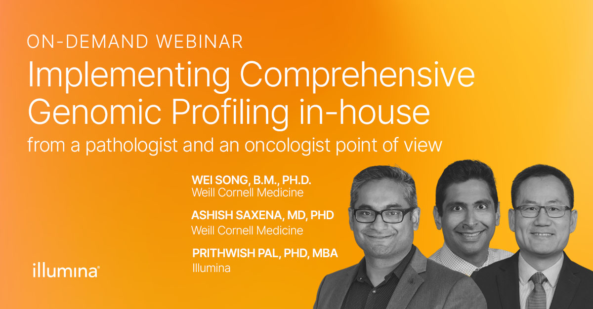 Comprehensive Genomic Profiling in-house from a pathologist and ...