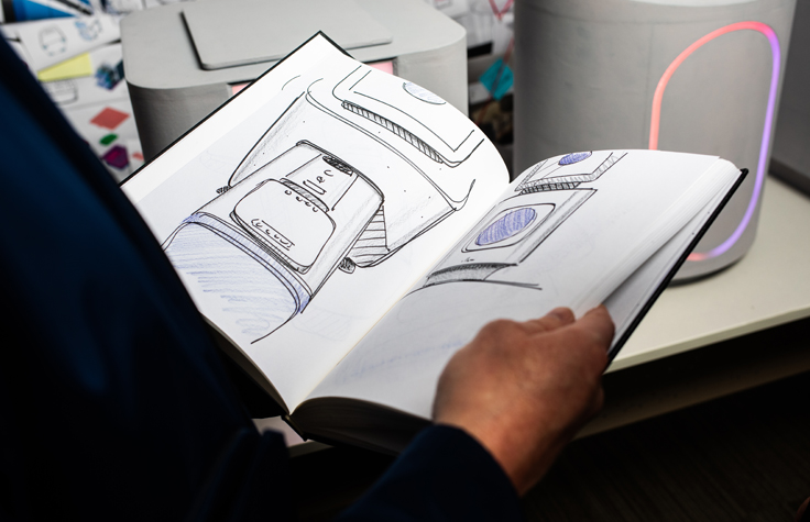 Illumina employee sketchbook