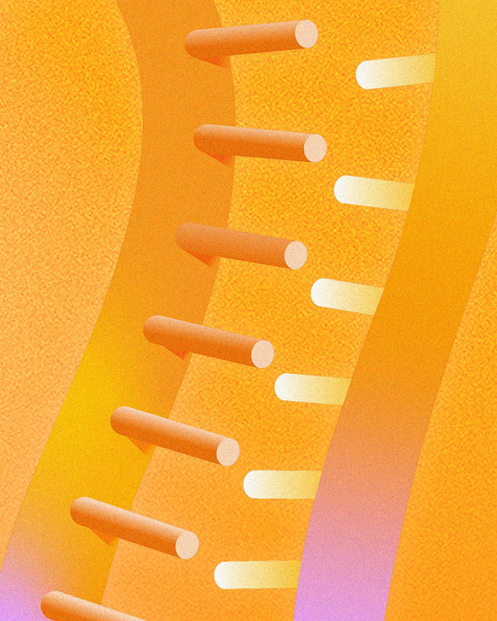 Abstract RNA illustration